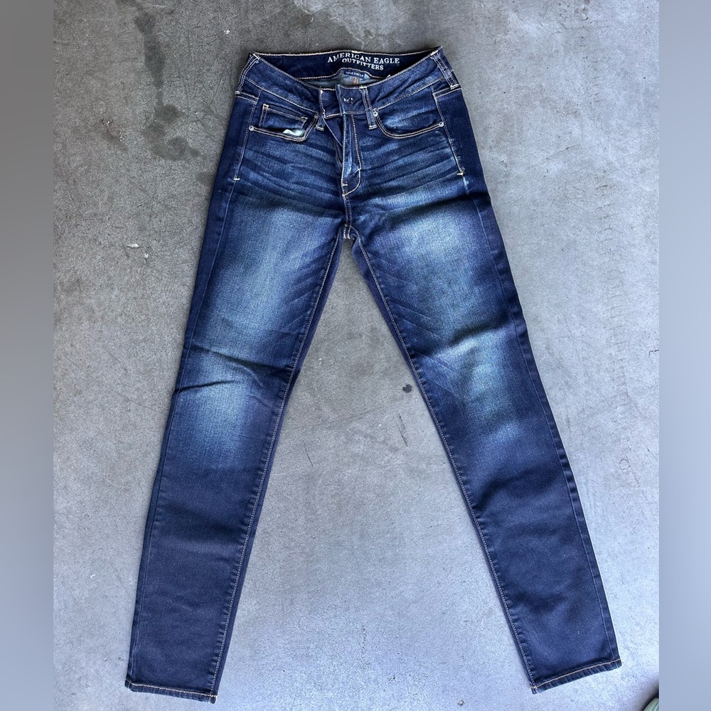 American Eagle Outfitters Blue Skinny Jeans